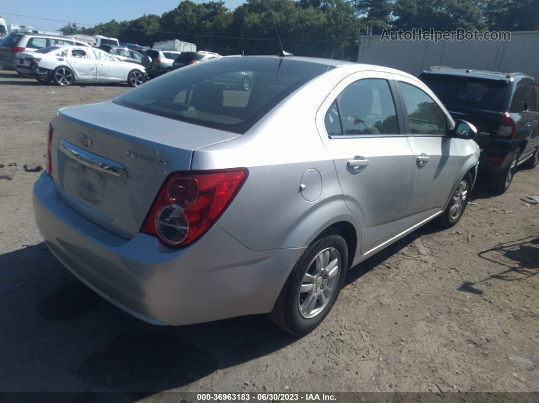 2014 Chevrolet Sonic Lt Auto Silver vin: 1G1JC5SH1E4238248