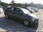 2013 Chevrolet Sonic Lt Gray vin: 1G1JC5SH2D4100314