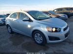 2013 Chevrolet Sonic Lt Auto Серебряный vin: 1G1JC5SH2D4131028