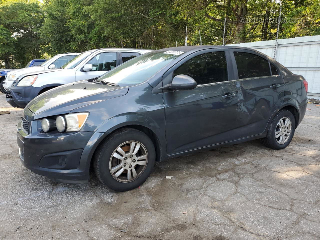 2013 Chevrolet Sonic Lt Gray vin: 1G1JC5SH2D4163610