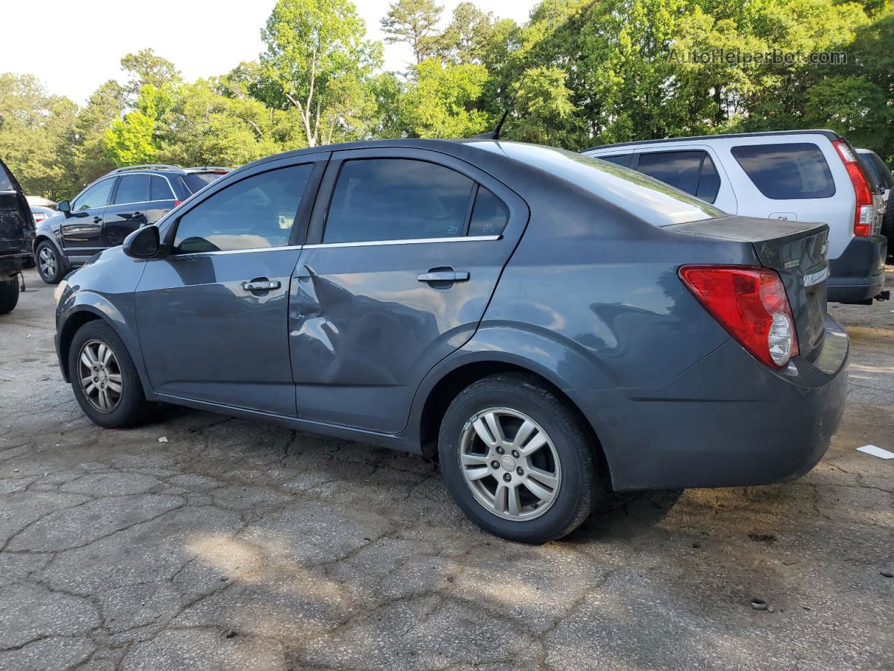 2013 Chevrolet Sonic Lt Gray vin: 1G1JC5SH2D4163610