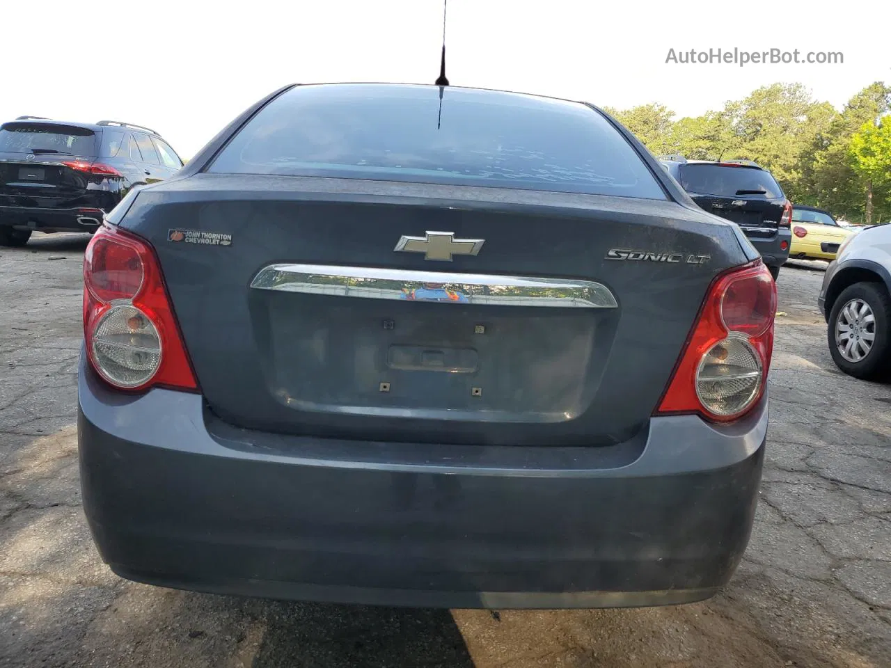 2013 Chevrolet Sonic Lt Серый vin: 1G1JC5SH2D4163610