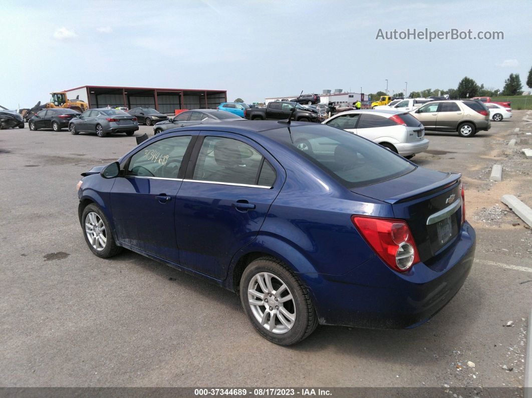 2013 Chevrolet Sonic Lt Blue vin: 1G1JC5SH2D4191648