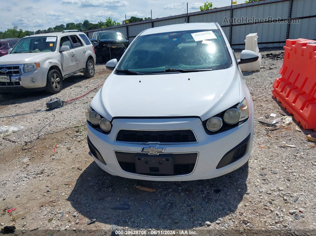 2013 Chevrolet Sonic Lt Auto White vin: 1G1JC5SH2D4244011