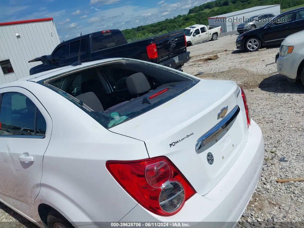 2013 Chevrolet Sonic Lt Auto White vin: 1G1JC5SH2D4244011