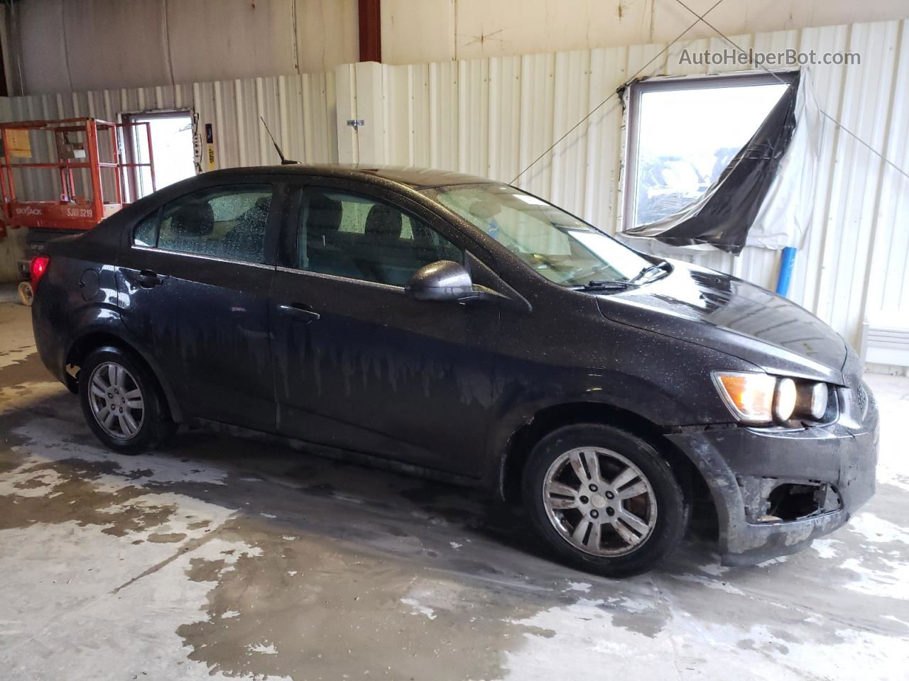 2013 Chevrolet Sonic Lt Gray vin: 1G1JC5SH2D4251606