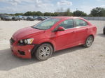 2014 Chevrolet Sonic Lt Красный vin: 1G1JC5SH2E4128504