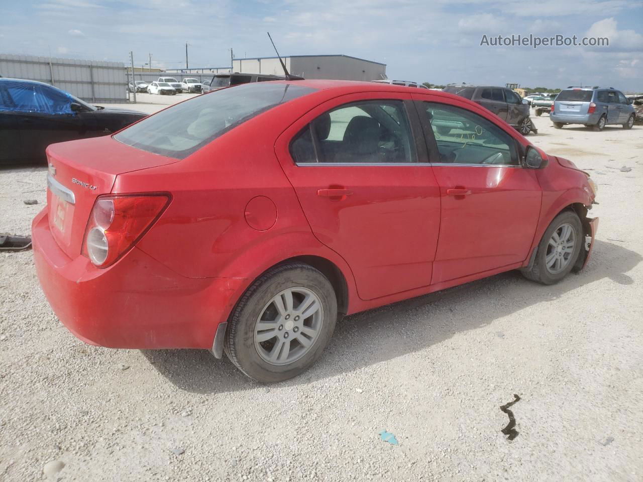 2014 Chevrolet Sonic Lt Красный vin: 1G1JC5SH2E4128504