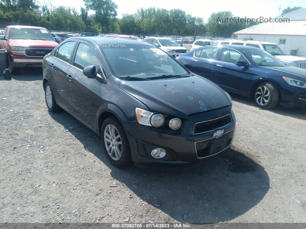 2014 Chevrolet Sonic Lt Black vin: 1G1JC5SH2E4164080