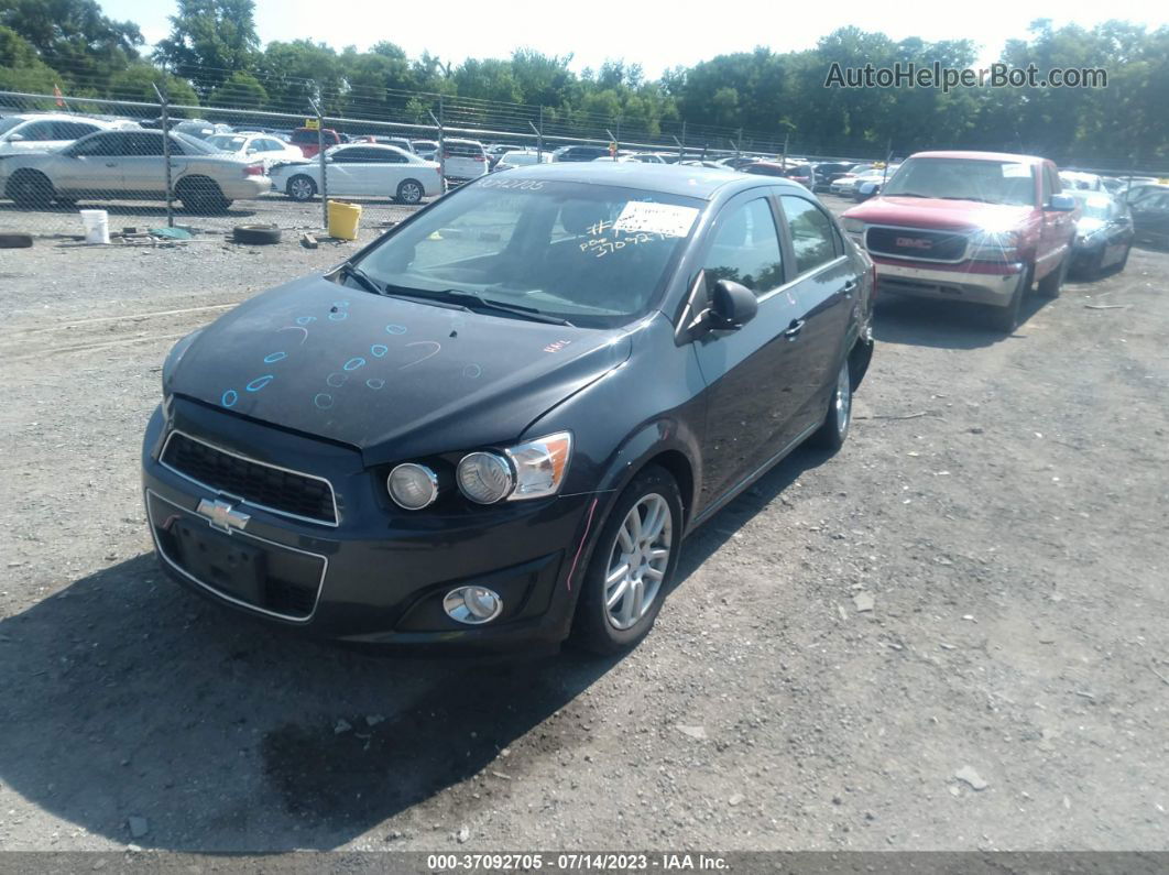 2014 Chevrolet Sonic Lt Black vin: 1G1JC5SH2E4164080