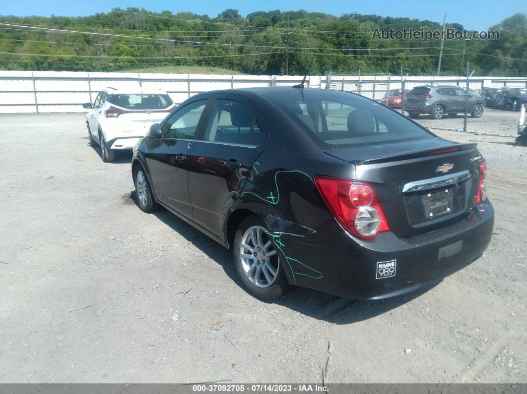 2014 Chevrolet Sonic Lt Black vin: 1G1JC5SH2E4164080