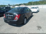 2014 Chevrolet Sonic Lt Black vin: 1G1JC5SH2E4164080