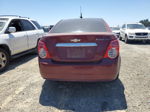 2013 Chevrolet Sonic Lt Red vin: 1G1JC5SH3D4149263