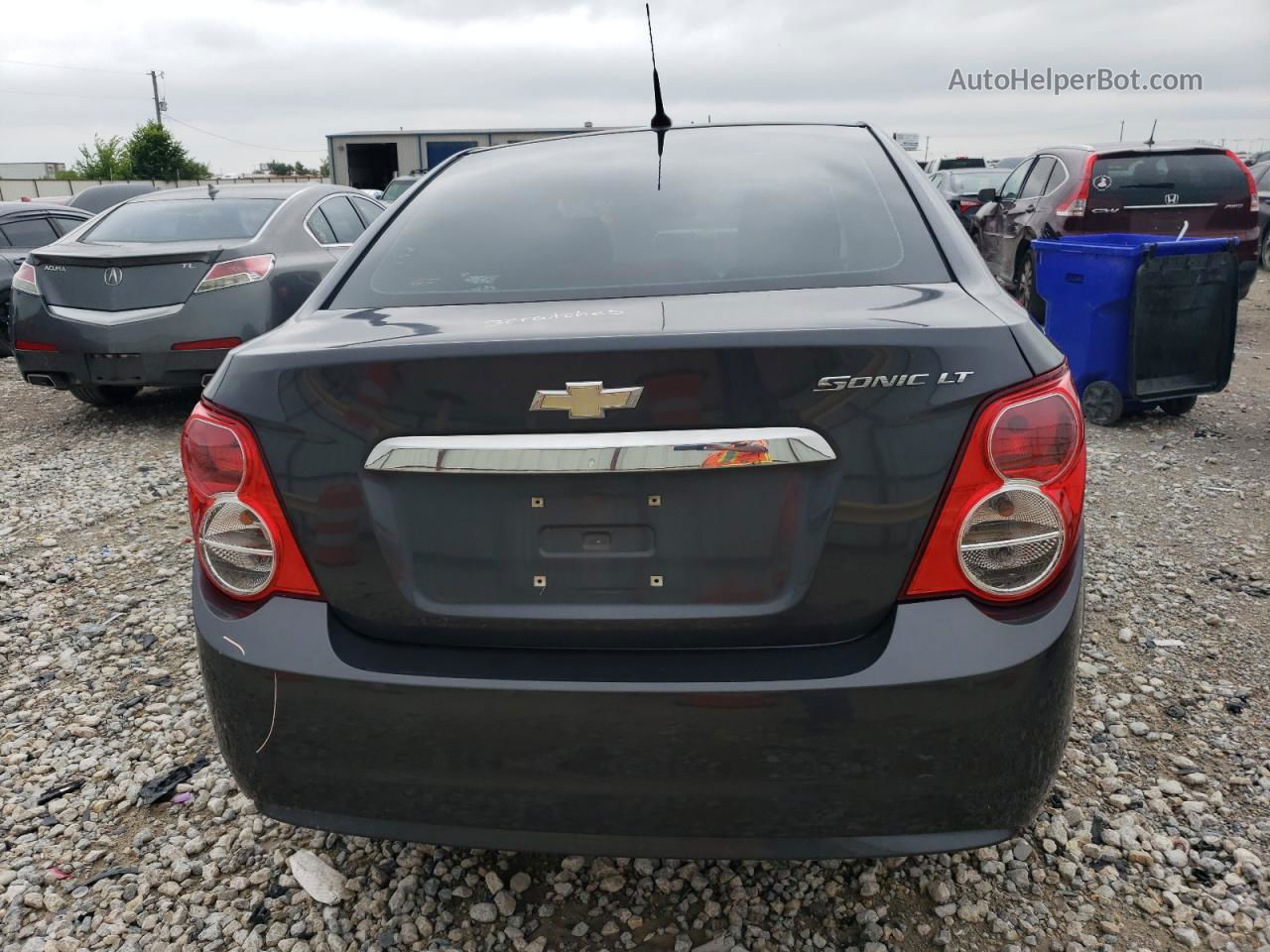 2013 Chevrolet Sonic Lt Серый vin: 1G1JC5SH3D4212328