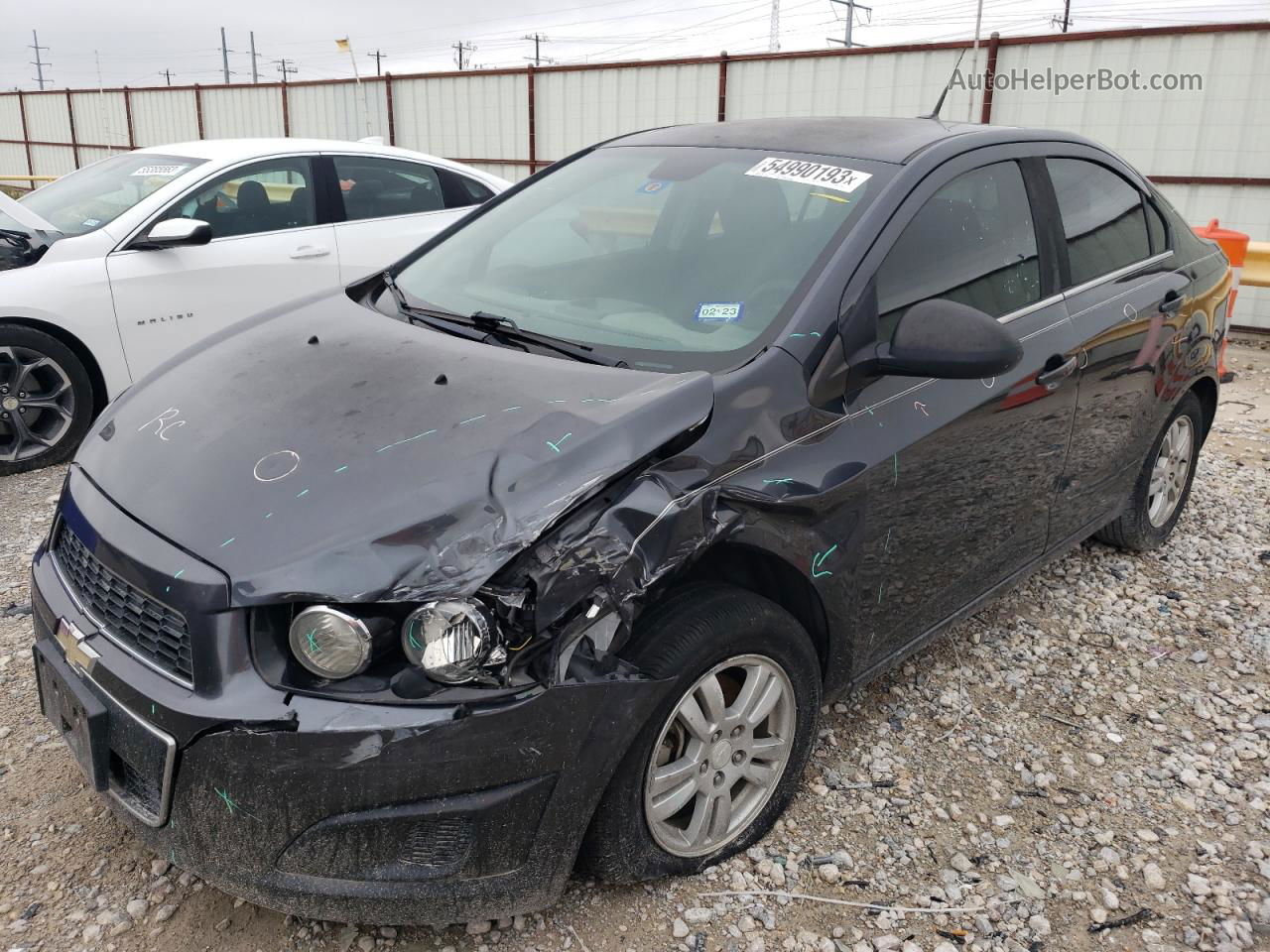 2013 Chevrolet Sonic Lt Gray vin: 1G1JC5SH3D4212328