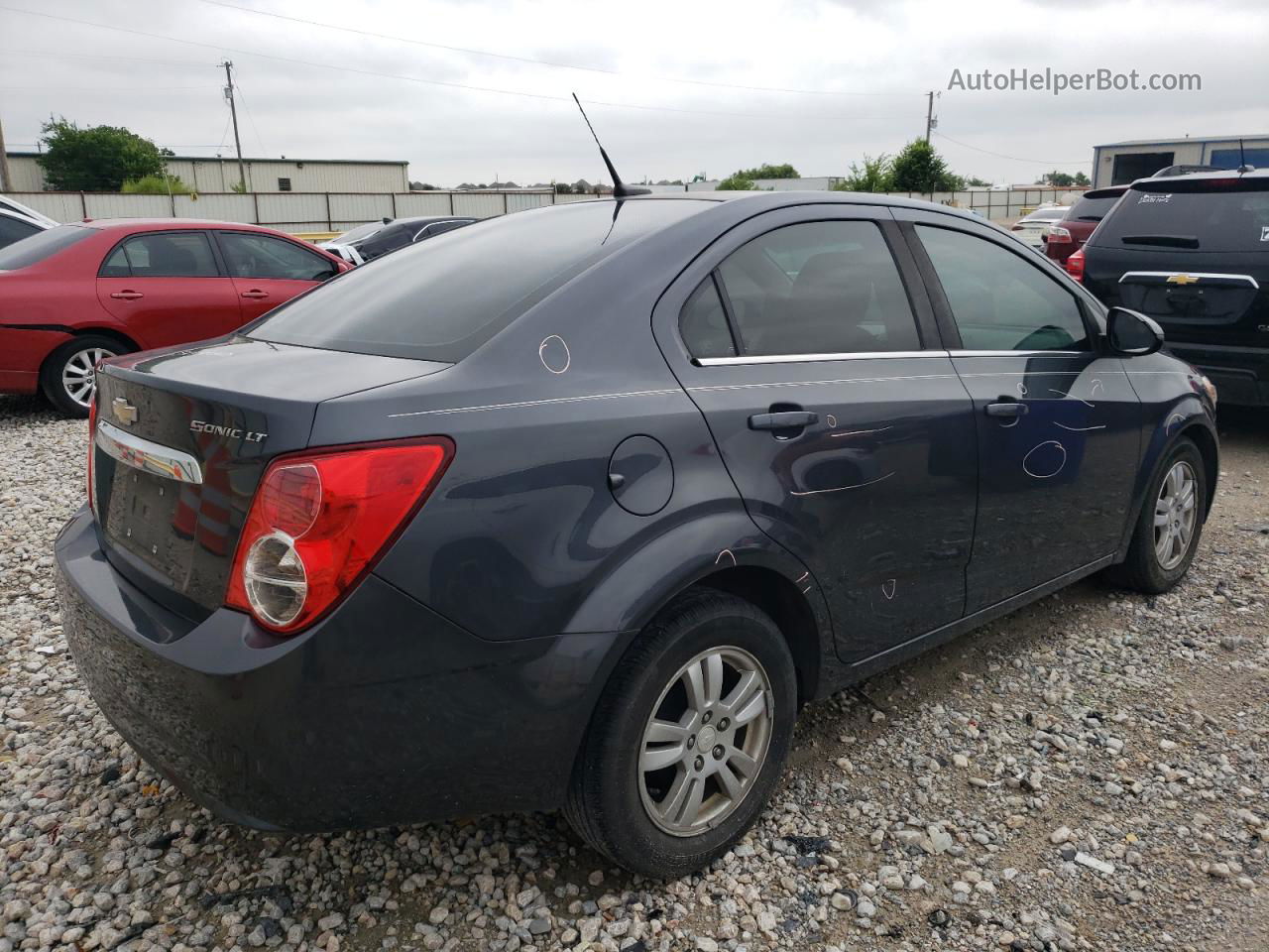 2013 Chevrolet Sonic Lt Gray vin: 1G1JC5SH3D4212328