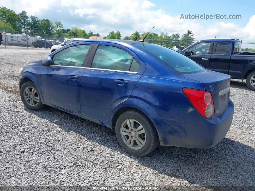 2013 Chevrolet Sonic Lt Auto Dark Blue vin: 1G1JC5SH3D4241683