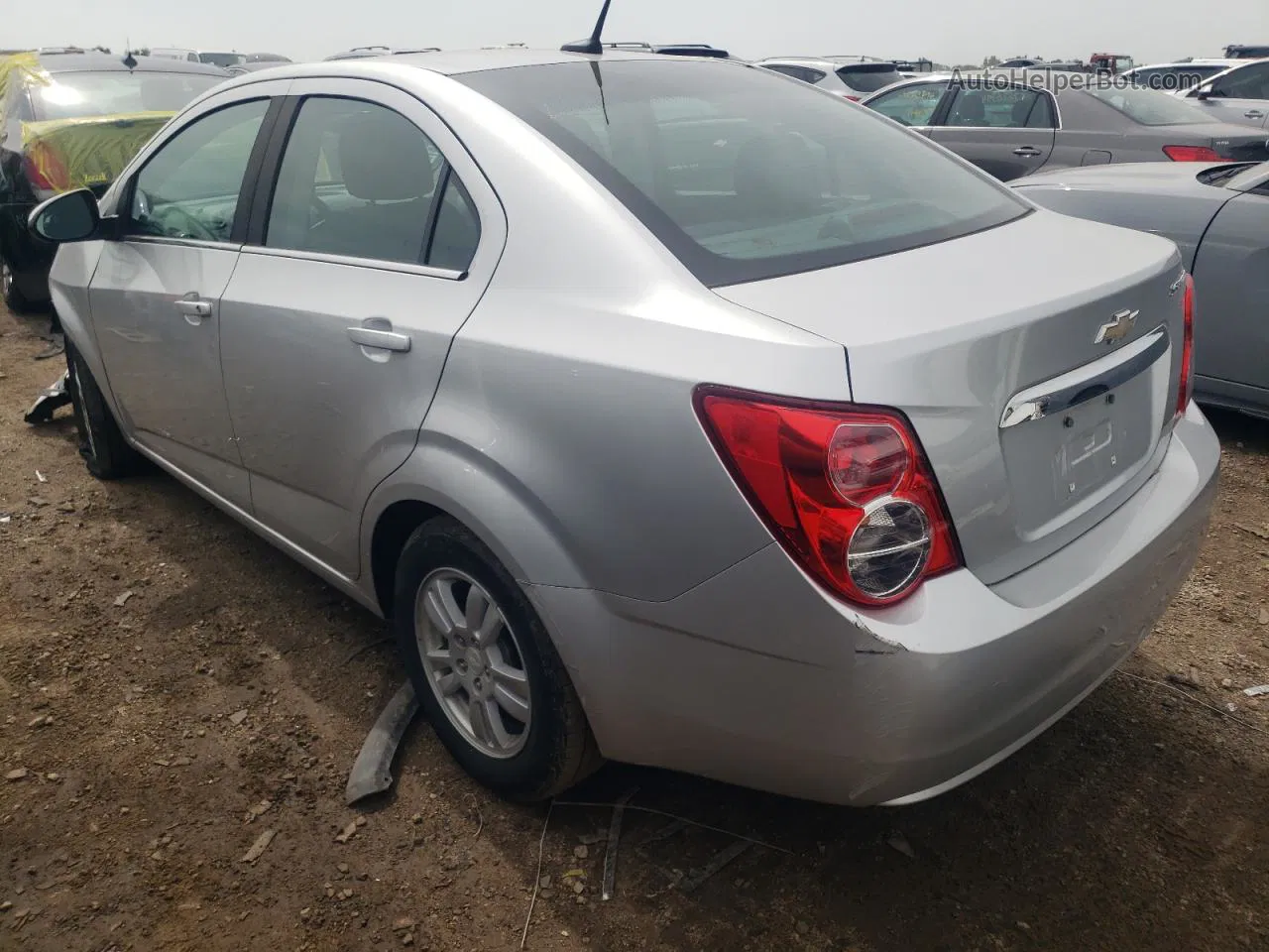 2013 Chevrolet Sonic Lt Silver vin: 1G1JC5SH3D4242218