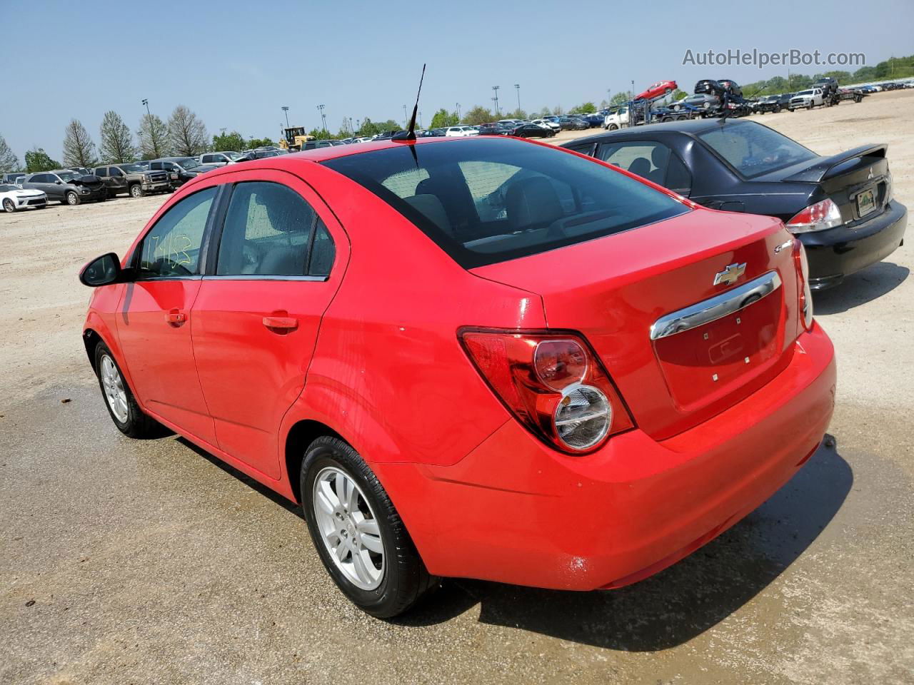 2014 Chevrolet Sonic Lt Красный vin: 1G1JC5SH3E4152181