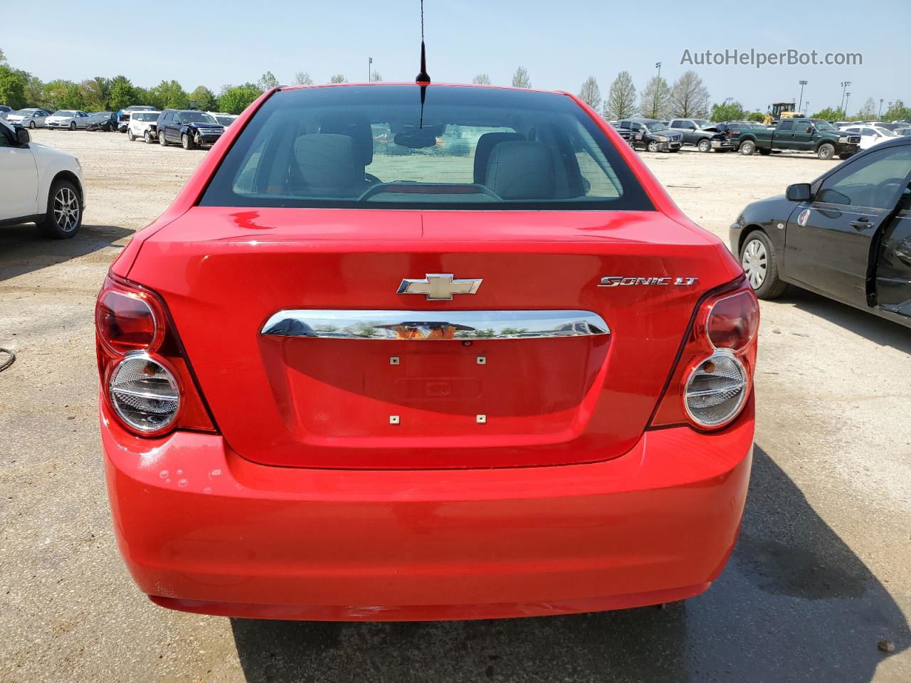 2014 Chevrolet Sonic Lt Красный vin: 1G1JC5SH3E4152181