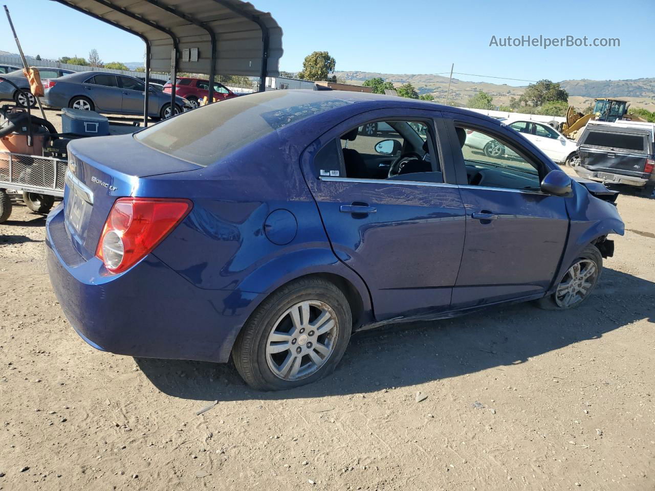 2014 Chevrolet Sonic Lt Синий vin: 1G1JC5SH3E4169806