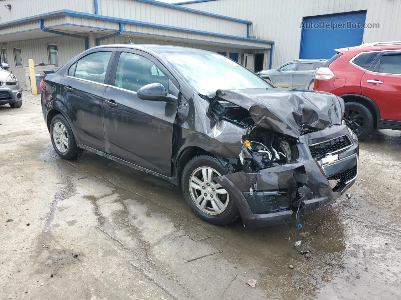 2014 Chevrolet Sonic Lt Коричневый vin: 1G1JC5SH3E4210516