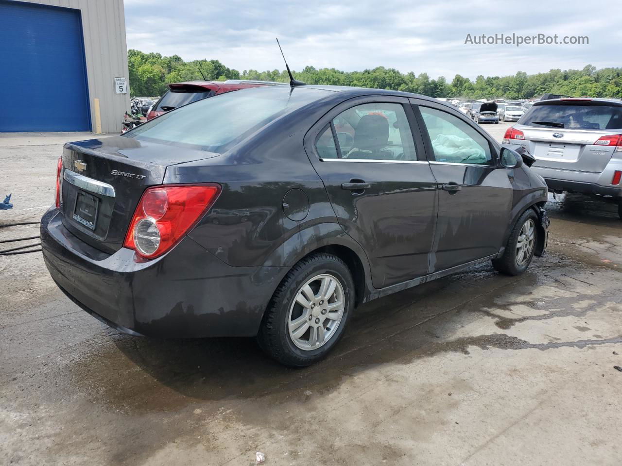 2014 Chevrolet Sonic Lt Коричневый vin: 1G1JC5SH3E4210516