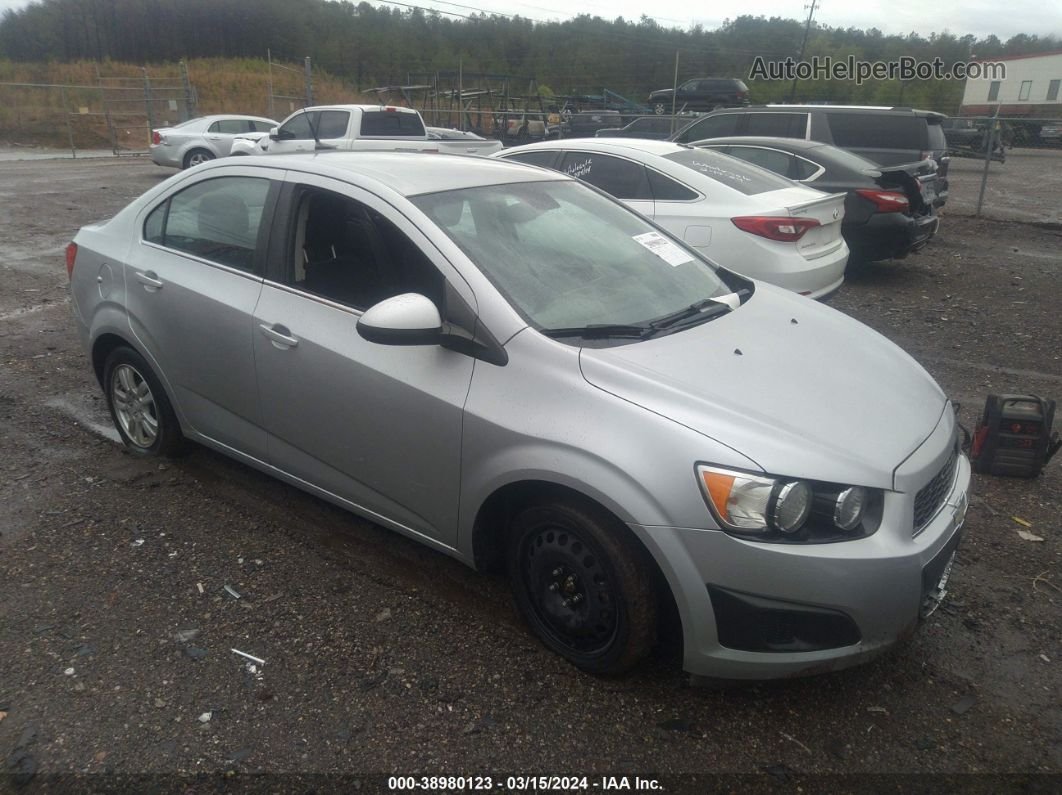 2013 Chevrolet Sonic Lt Auto Silver vin: 1G1JC5SH4D4118426