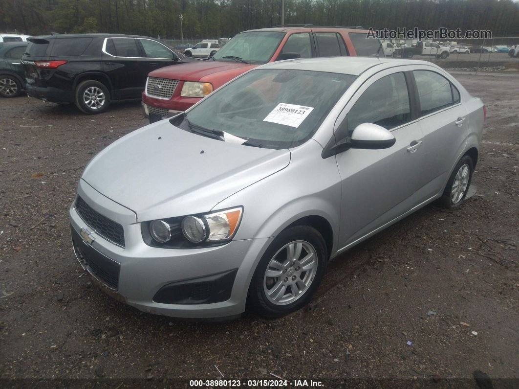 2013 Chevrolet Sonic Lt Auto Silver vin: 1G1JC5SH4D4118426