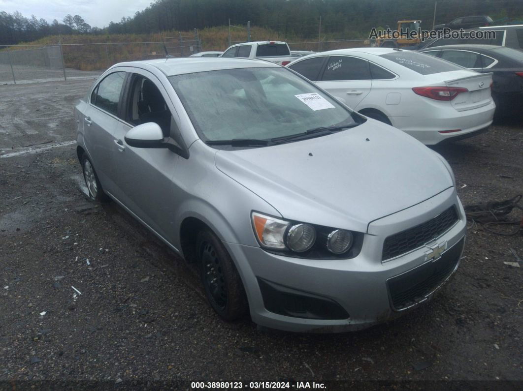 2013 Chevrolet Sonic Lt Auto Silver vin: 1G1JC5SH4D4118426