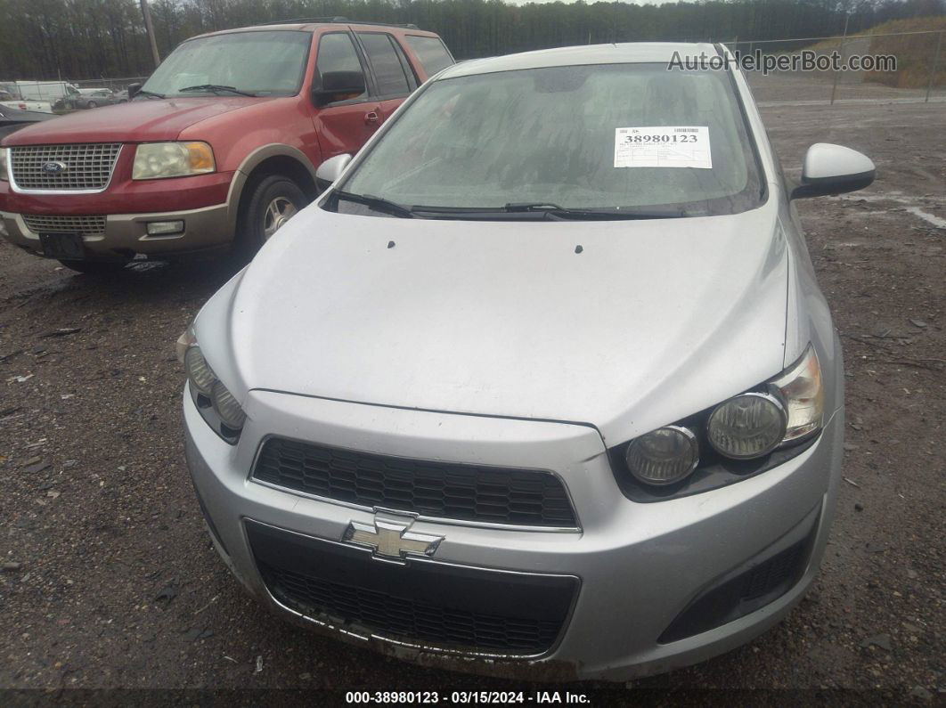 2013 Chevrolet Sonic Lt Auto Silver vin: 1G1JC5SH4D4118426