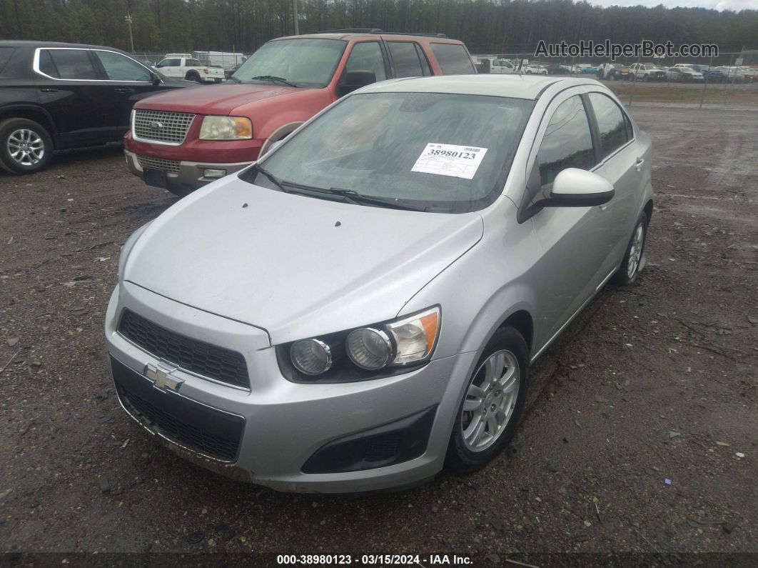 2013 Chevrolet Sonic Lt Auto Silver vin: 1G1JC5SH4D4118426