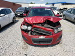 2013 Chevrolet Sonic Lt Red vin: 1G1JC5SH4D4120600