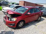 2013 Chevrolet Sonic Lt Red vin: 1G1JC5SH4D4120600