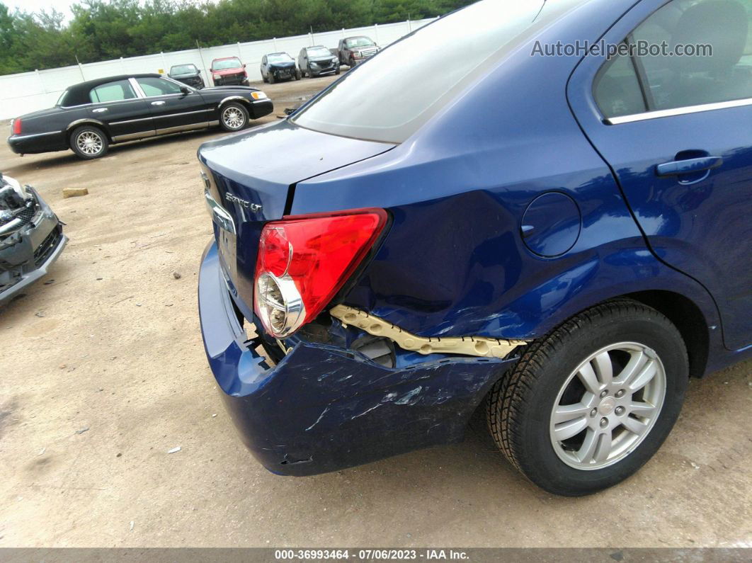 2013 Chevrolet Sonic Lt Blue vin: 1G1JC5SH4D4170218