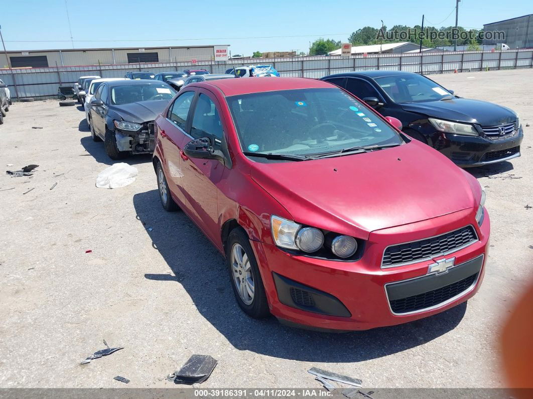 2013 Chevrolet Sonic Lt Auto Red vin: 1G1JC5SH4D4184250