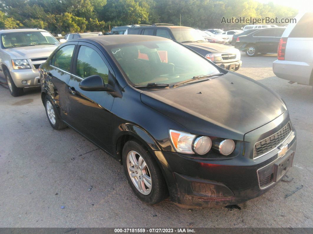 2013 Chevrolet Sonic Lt Black vin: 1G1JC5SH4D4200849