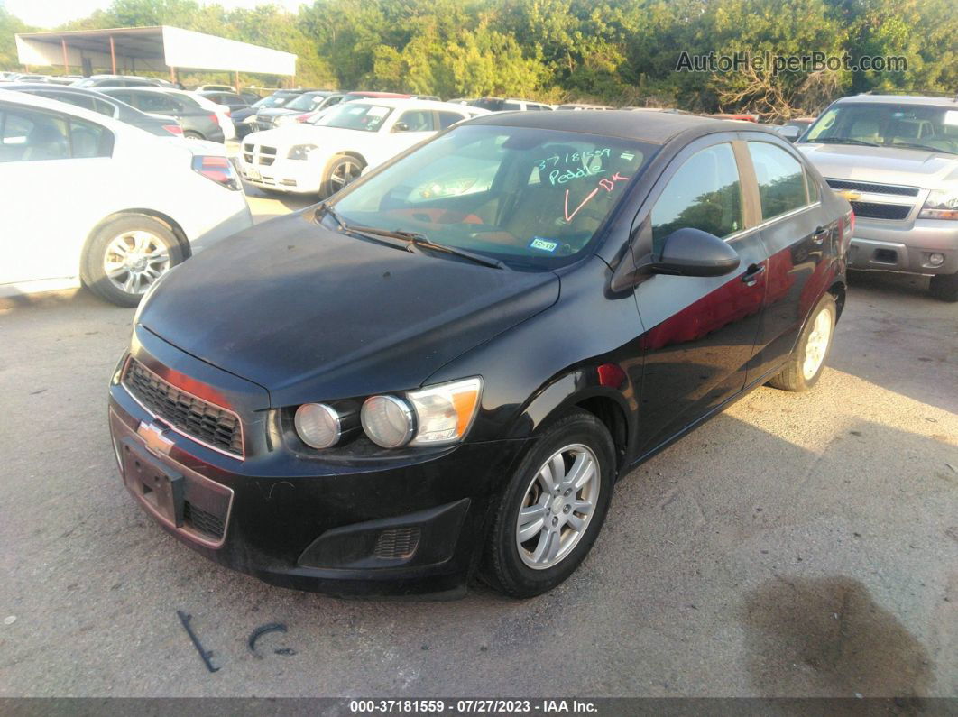 2013 Chevrolet Sonic Lt Black vin: 1G1JC5SH4D4200849