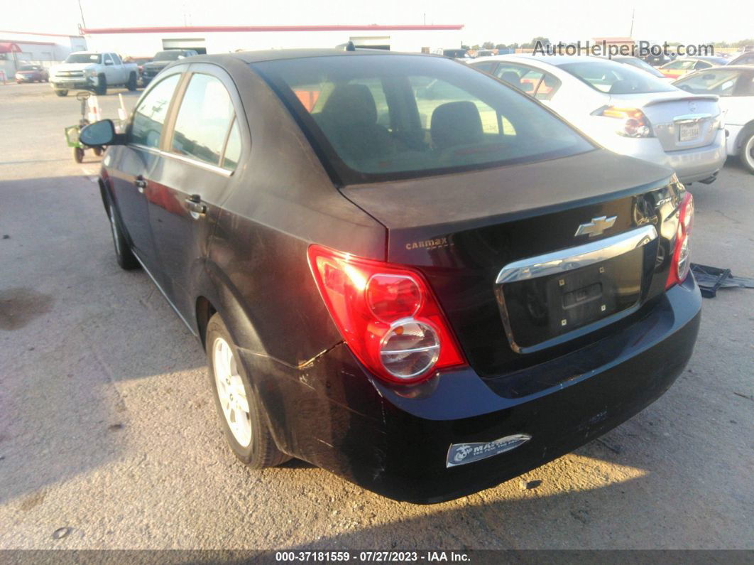 2013 Chevrolet Sonic Lt Black vin: 1G1JC5SH4D4200849