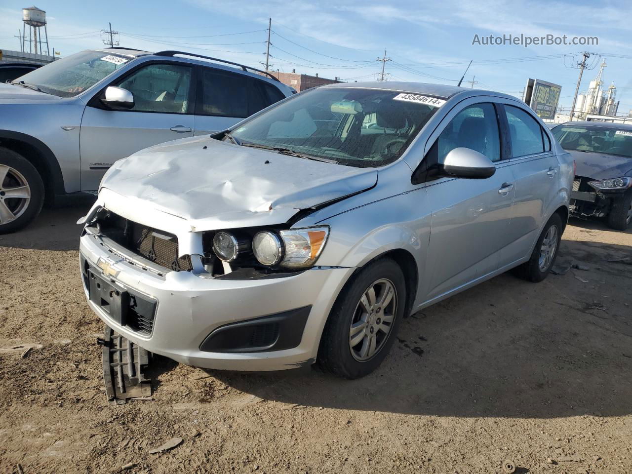 2013 Chevrolet Sonic Lt Gray vin: 1G1JC5SH4D4205016