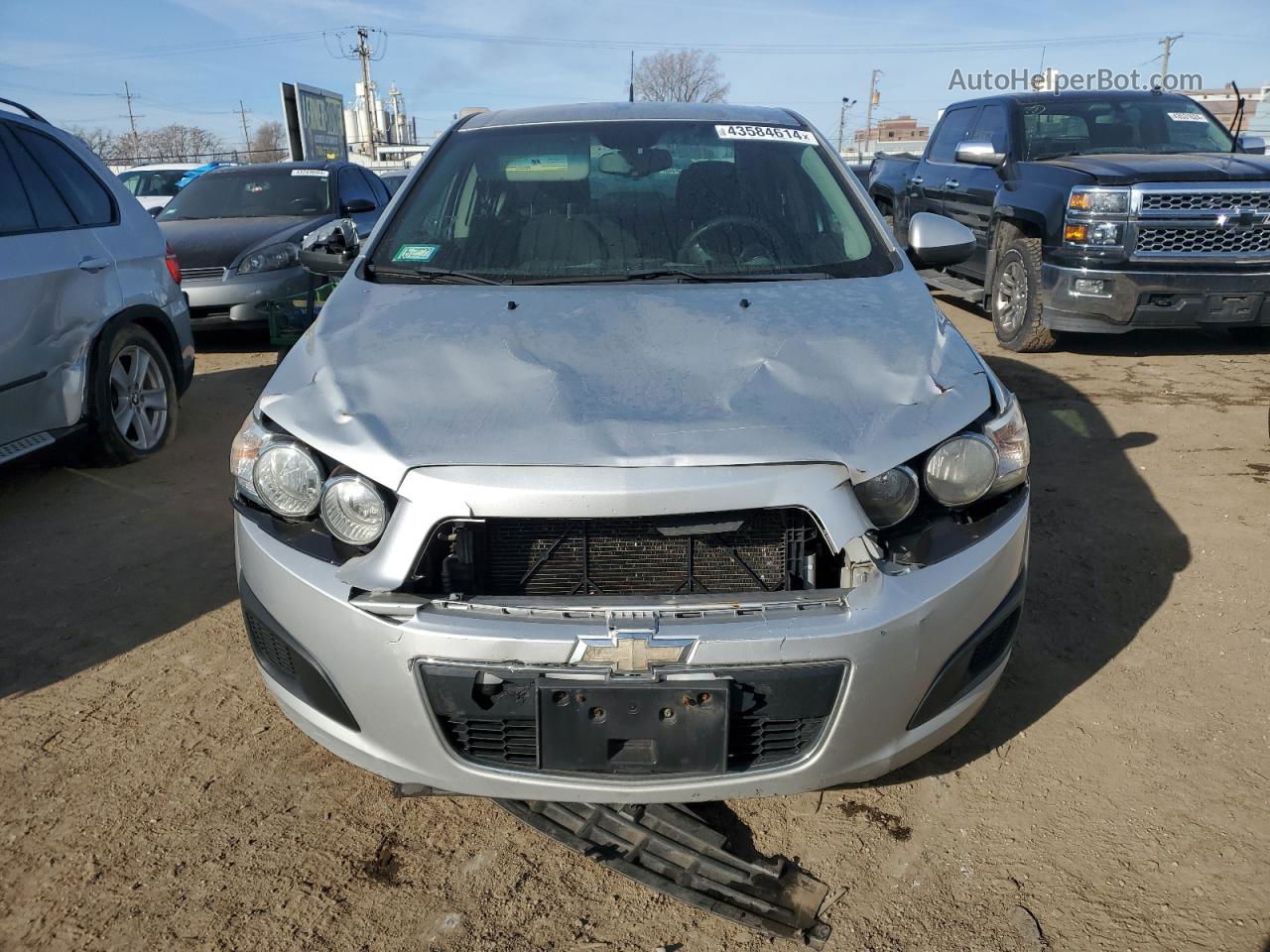 2013 Chevrolet Sonic Lt Gray vin: 1G1JC5SH4D4205016