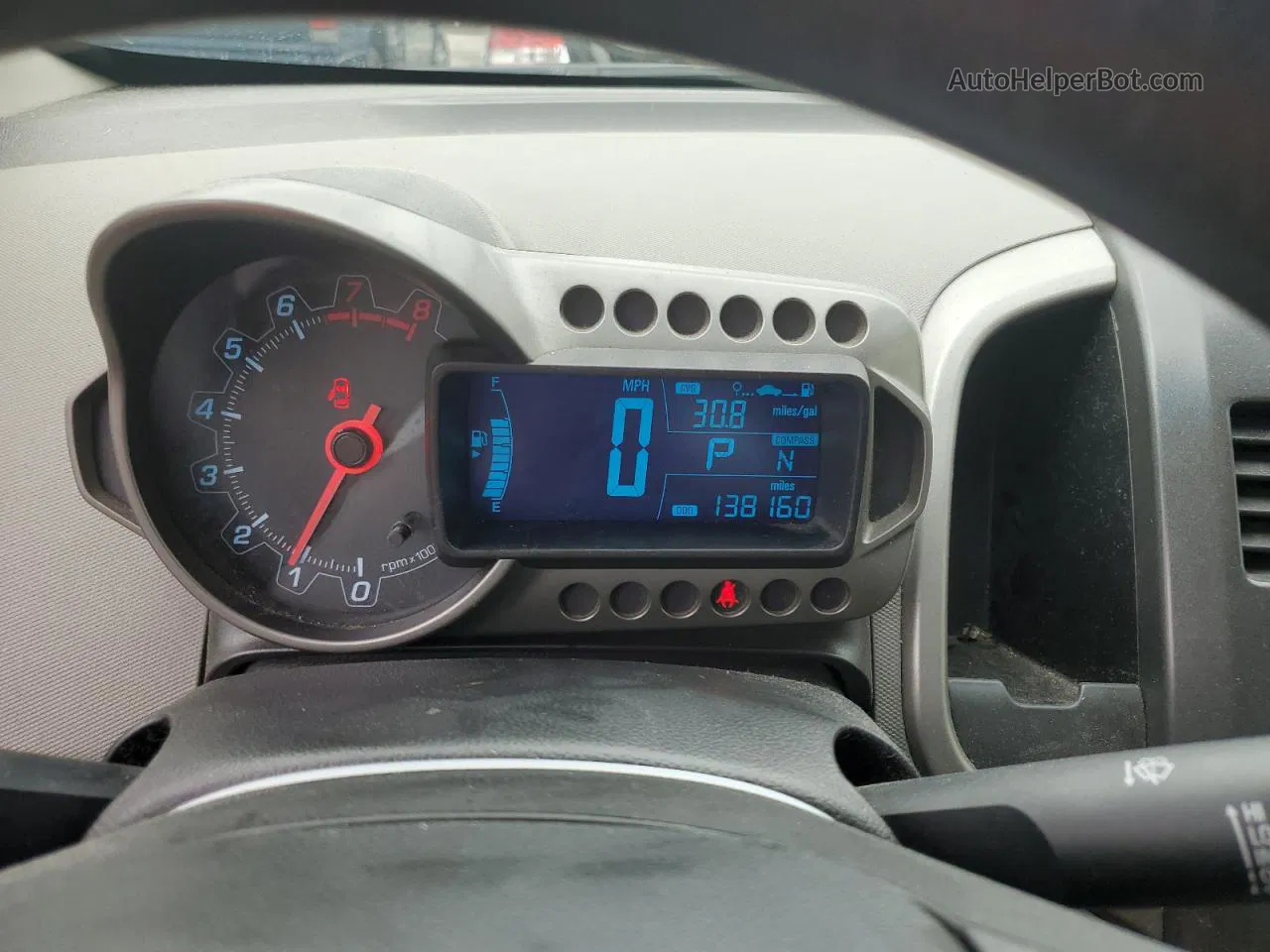 2013 Chevrolet Sonic Lt Угольный vin: 1G1JC5SH4D4237478