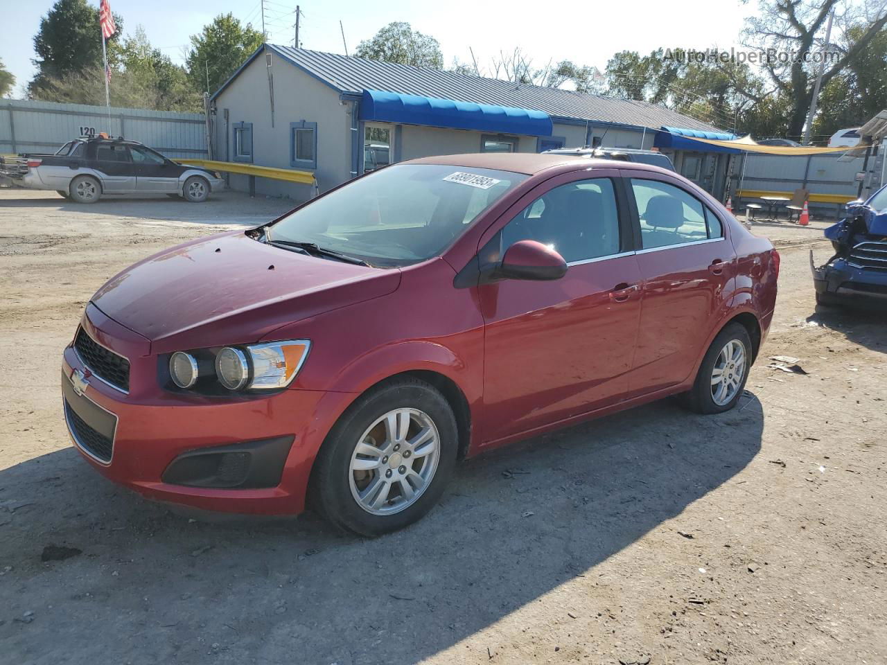 2013 Chevrolet Sonic Lt Бордовый vin: 1G1JC5SH4D4251879