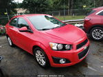 2014 Chevrolet Sonic Lt Red vin: 1G1JC5SH4E4154635