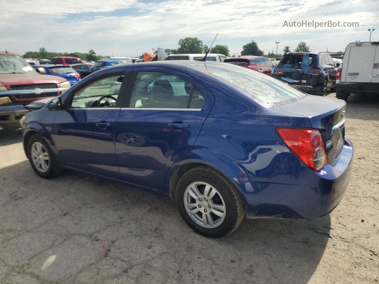 2014 Chevrolet Sonic Lt Blue vin: 1G1JC5SH4E4212663