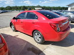 2014 Chevrolet Sonic Lt Red vin: 1G1JC5SH4E4223534