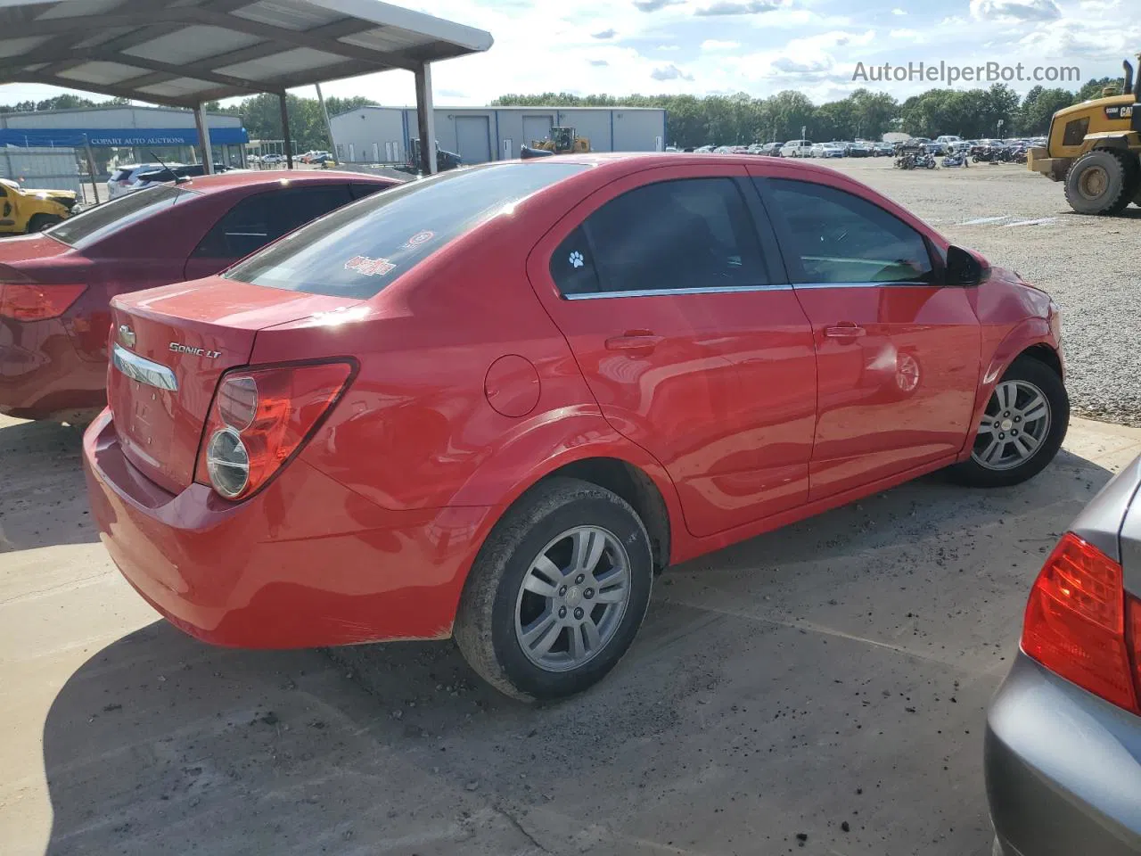 2014 Chevrolet Sonic Lt Red vin: 1G1JC5SH4E4223534