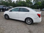 2014 Chevrolet Sonic Lt White vin: 1G1JC5SH4E4238776