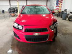 2014 Chevrolet Sonic Lt Красный vin: 1G1JC5SH4E4242133