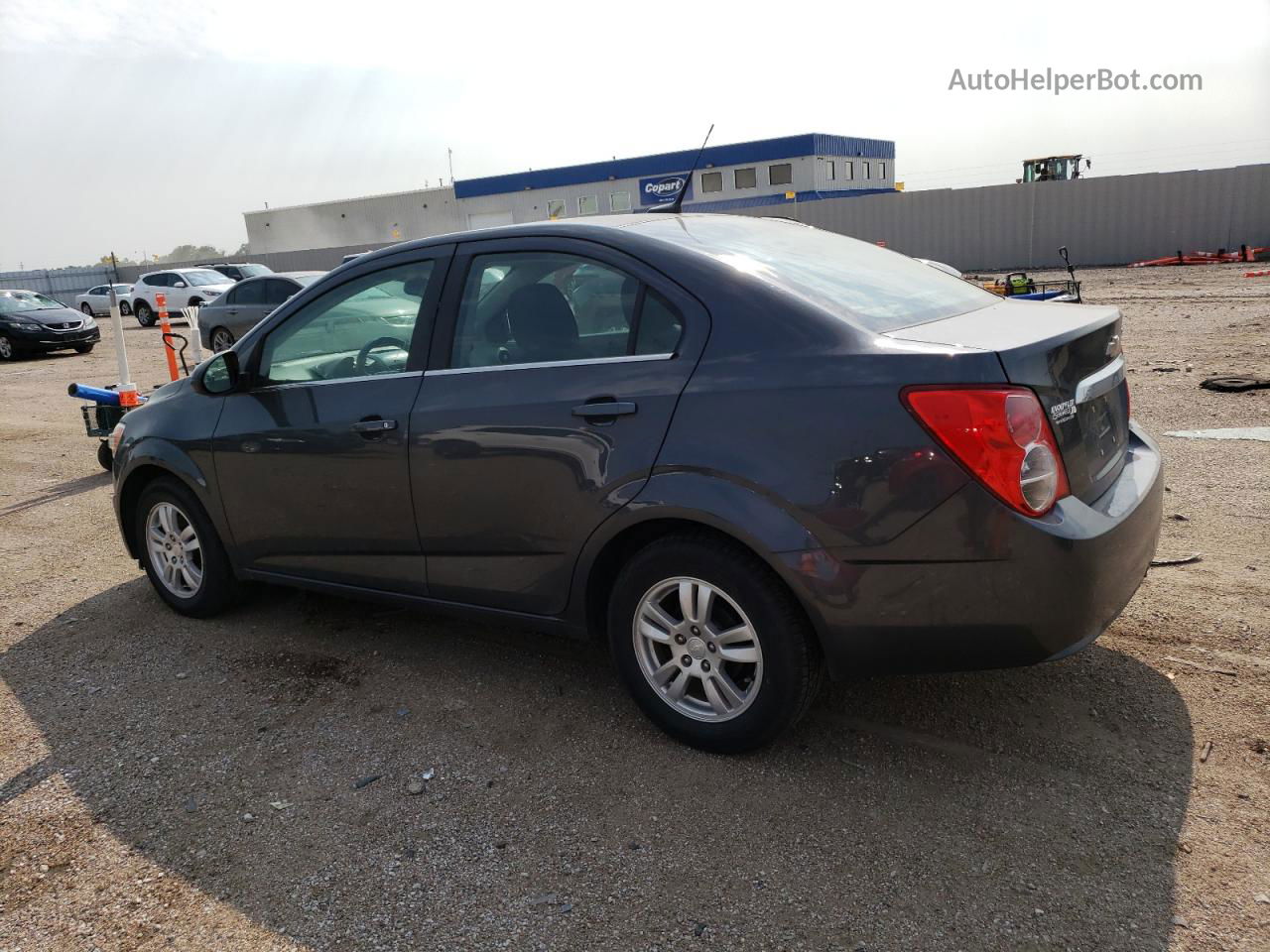 2013 Chevrolet Sonic Lt Gray vin: 1G1JC5SH5D4125448